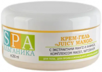 АЛЬГАНИКА. Крем-гель для тела «Juicy Mango» 250мл. с экстрактами манго и ананаса, комплексом масел, хитозаном купить в Сургуте